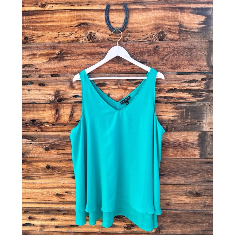 LANE BRYANT | Modern Swing Double-Layer Chiffon Tank 22